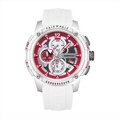 Mark Fairwhale 4360 FW-4360 Luxury Watches Men's Date Sports Silicone Strap Quartz Clock Fashion 3ATM Waterproof Wrist Watch