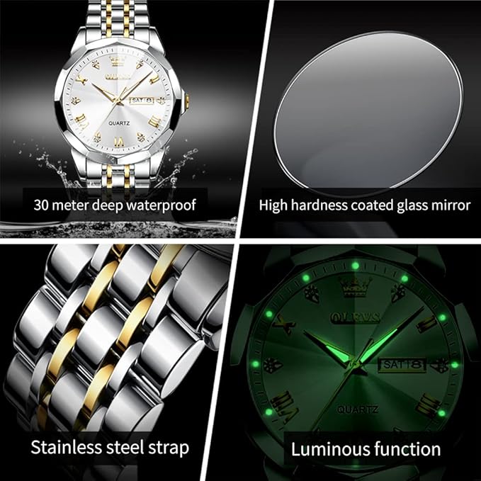 💎 Elevate Your Style with OLEVS – Men’s Luxury Watch | Waterproof & Bold